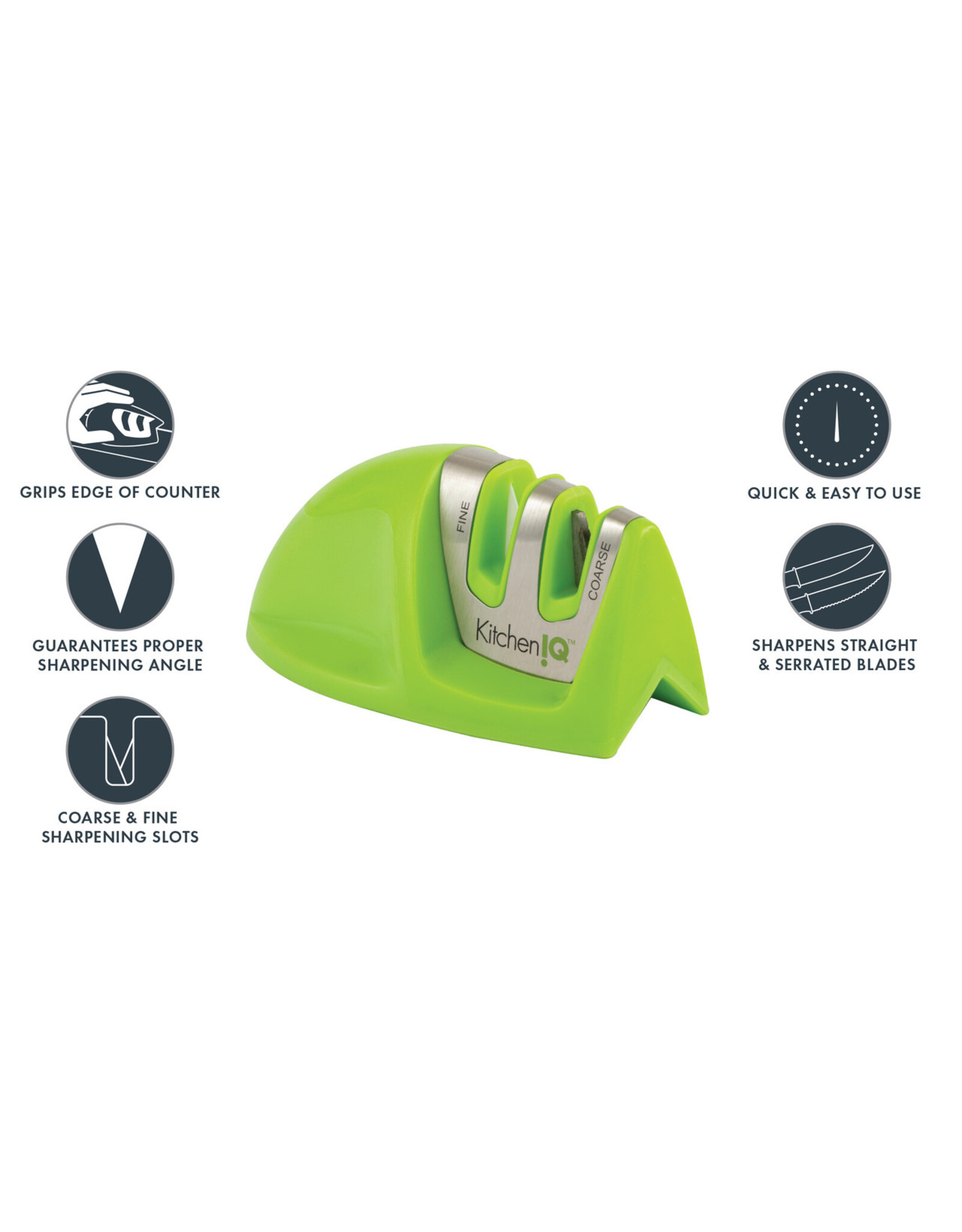 Edge Grip Knife Sharpener Green