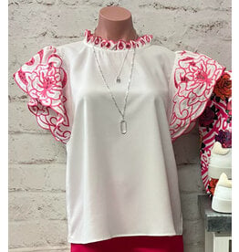 Sweet Sandy Embroidered Top