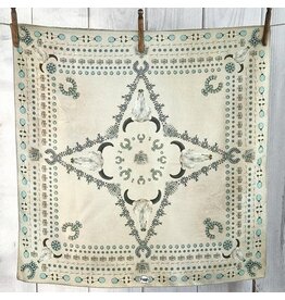 Fringe Scarves Fringe Squash Blossomed Tan Shorty