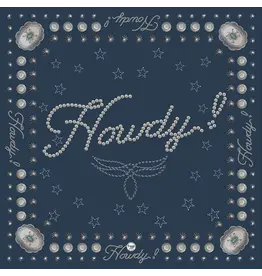 Fringe Scarves Fringe Howdy Bandana Navy
