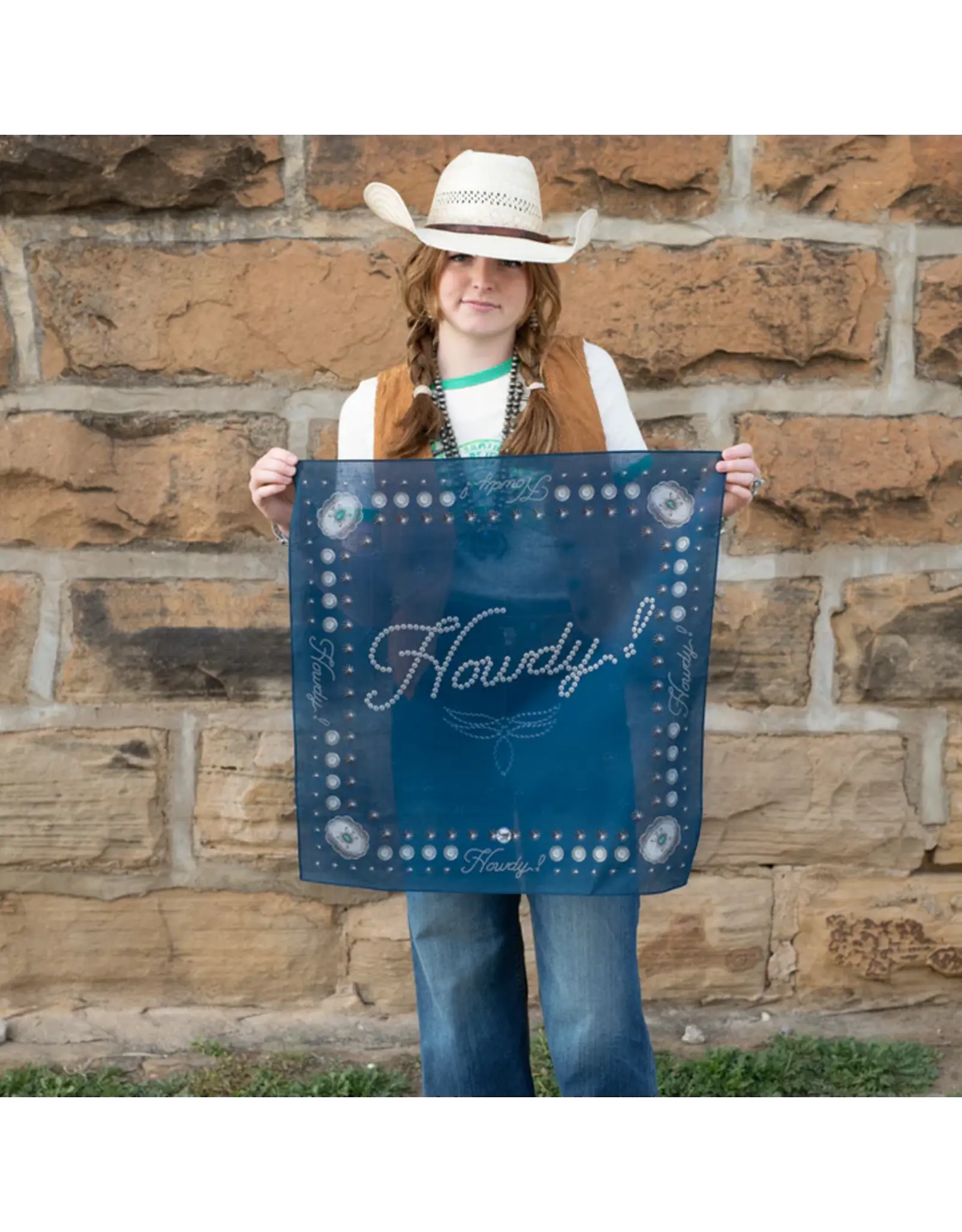 Fringe Howdy Bandana Navy