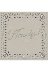 Fringe Scarves Fringe Howdy Bandana Bone Fringe Scarves Fringe Howdy Bandana Bone