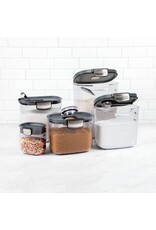 Progressive ProKeeper+ 9 Piece Clear Plastic Airtight Storage Container Canister Set with Magnetic Accessories