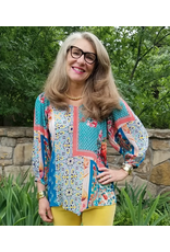 Tolani Multi Color Bianca Blouse