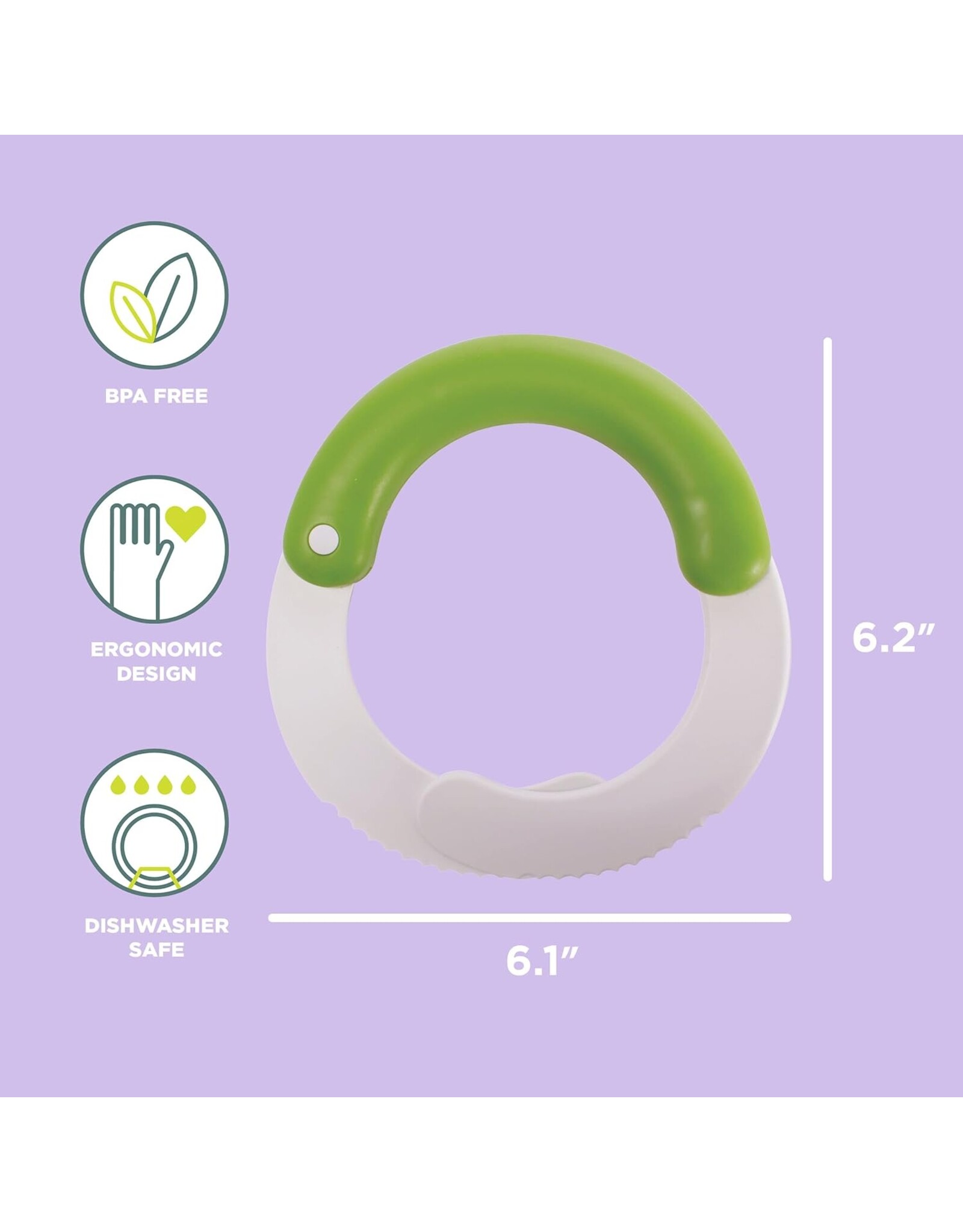 Chef'n  Salad Shears Nylon Lettuce Chopper - White