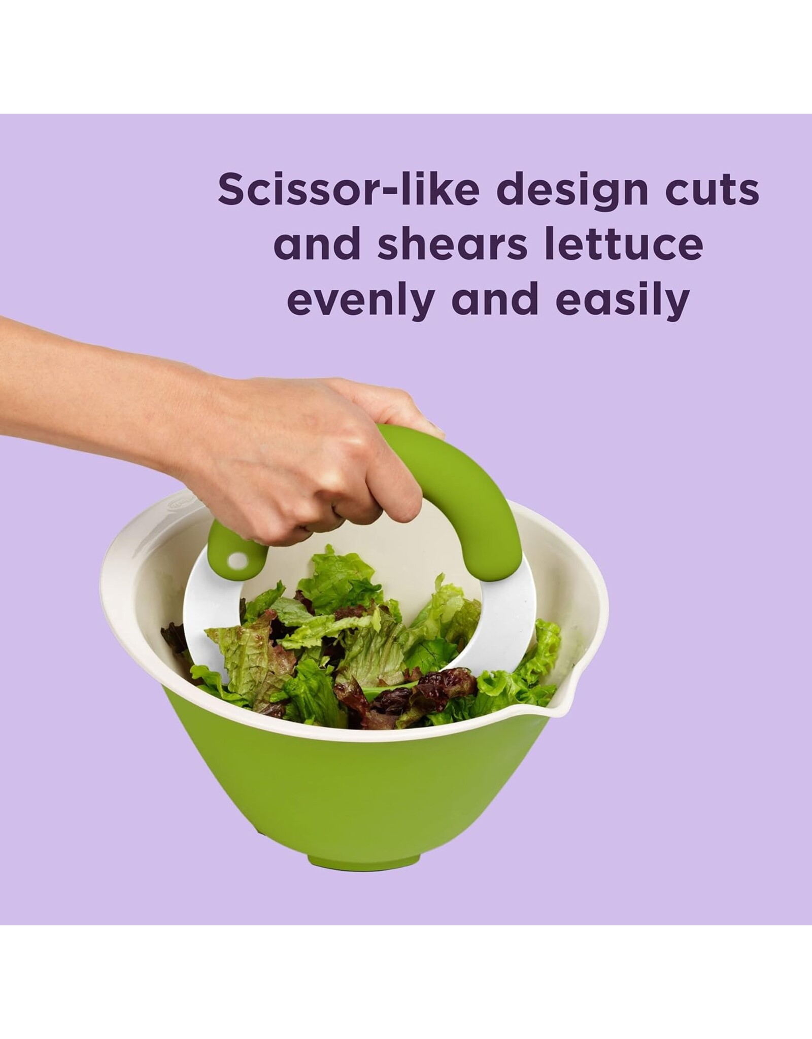 Chef'n  Salad Shears Nylon Lettuce Chopper - White