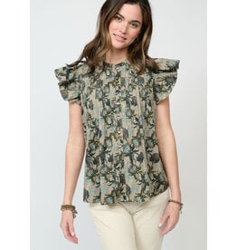 Ivy Jane Ivy Jane Tucked and Ruffles Top