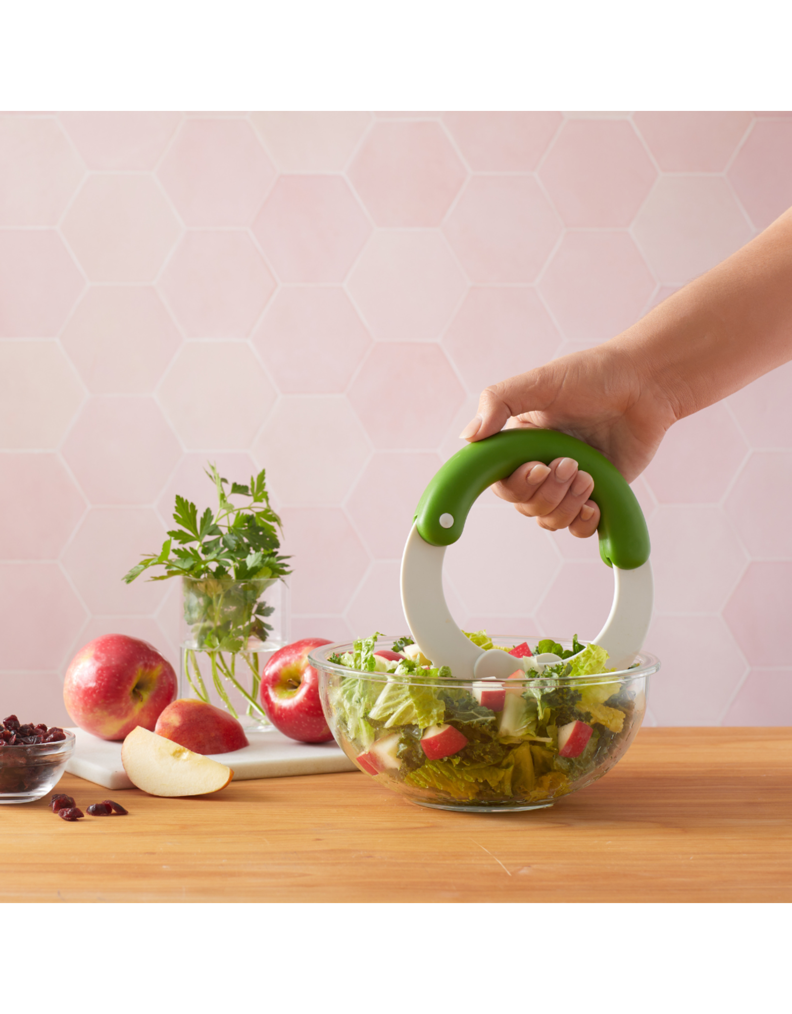 Chef'n  Salad Shears Nylon Lettuce Chopper - White