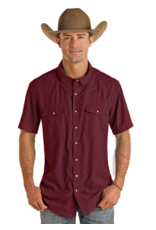 Rock & Roll Denim TEK Short Sleeve Solid Ripstop Snap