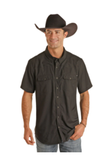 Rock & Roll Denim TEK Short Sleeve Solid Ripstop Snap