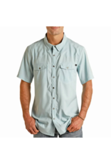 Rock & Roll Denim TEK Short Sleeve Solid Ripstop Snap