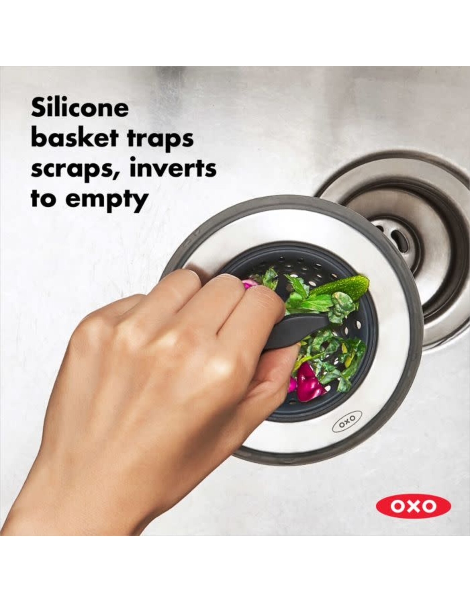 OXO OXO 2-in-1 Sink Strainer & Stopper