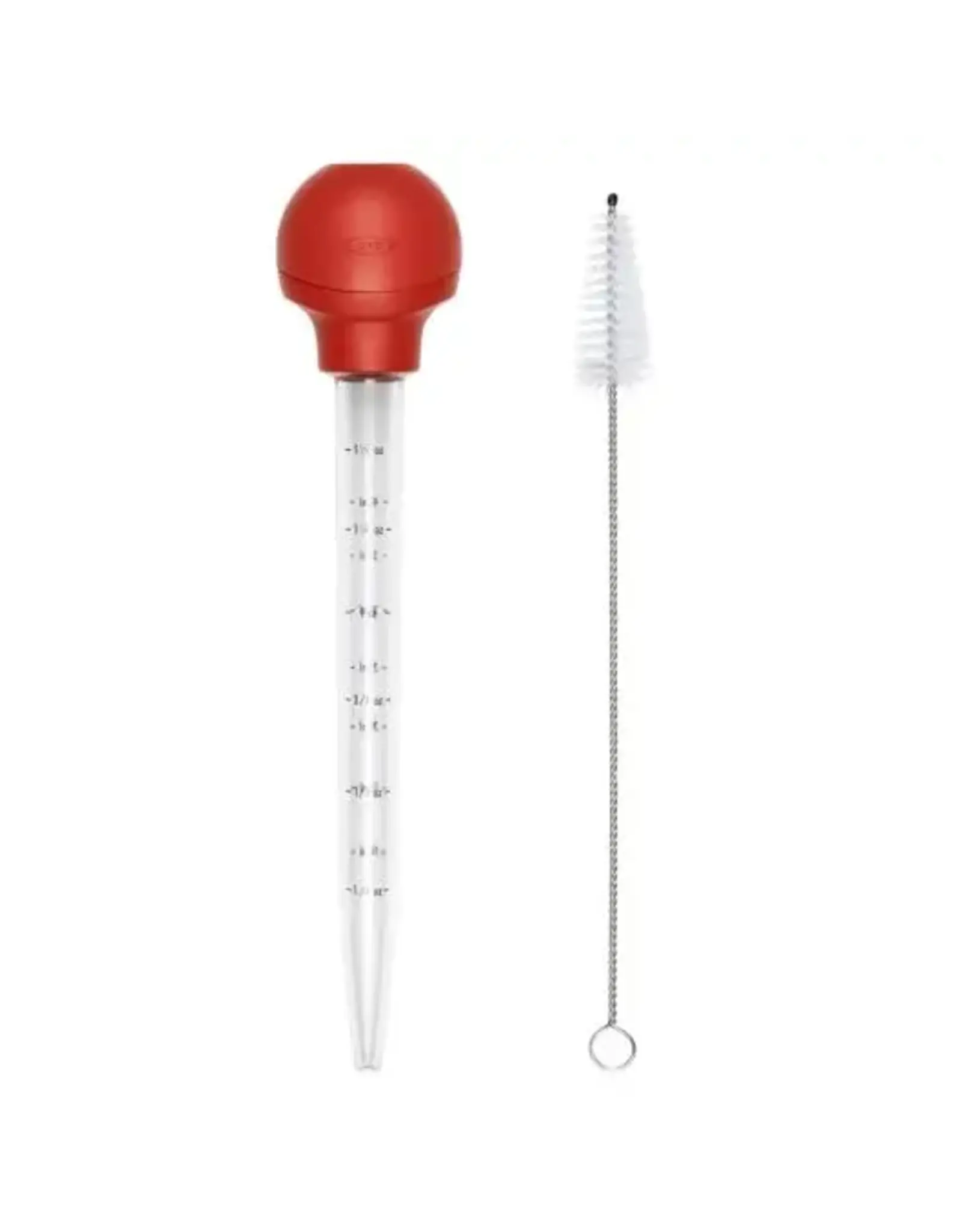 OXO OXO Baster With Cleaning Brush 1.5oz Red