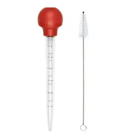 OXO OXO Baster With Cleaning Brush 1.5oz Red