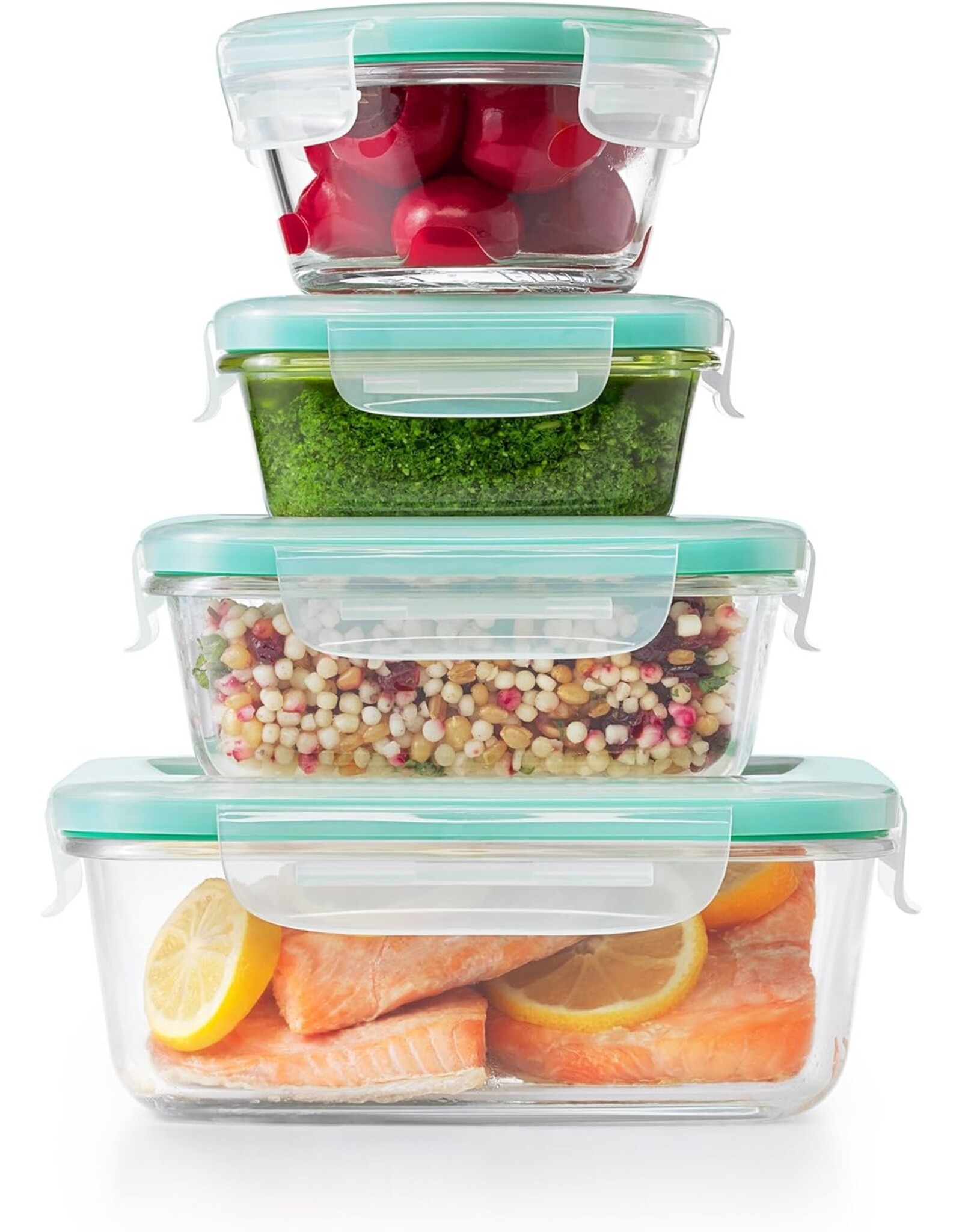 OXO OXO 12 Piece Smart Seal Glass Container Set