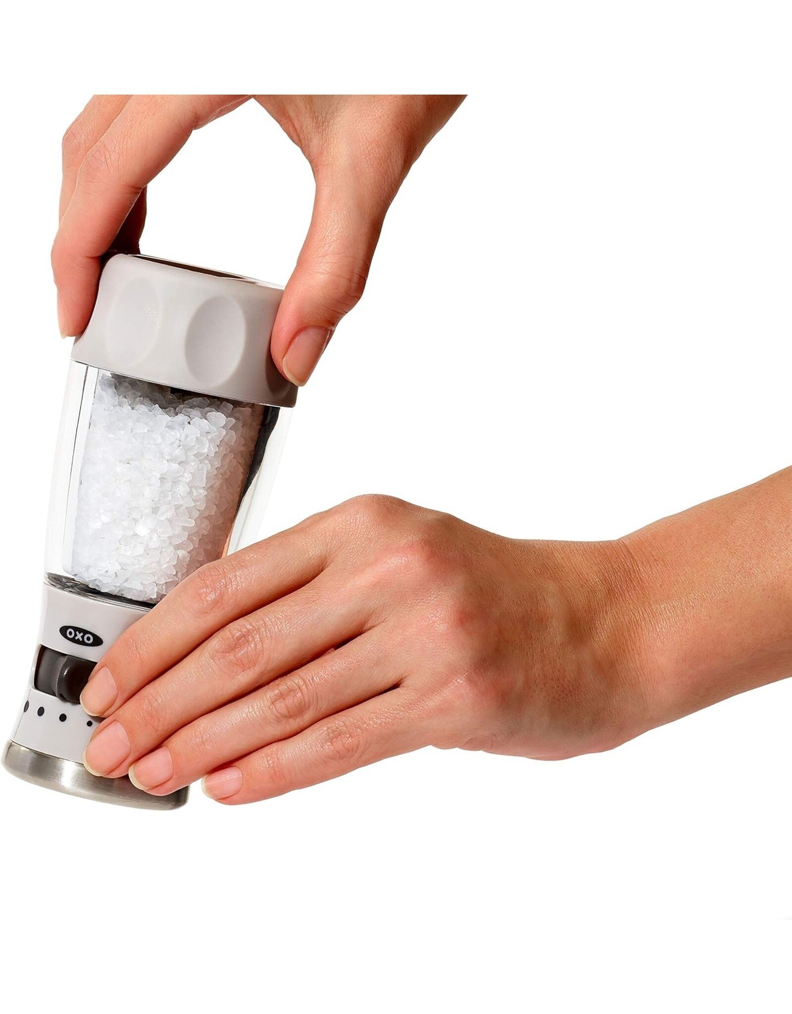 OXO OXO Contoured Mess Free Salt Grinder-Gray