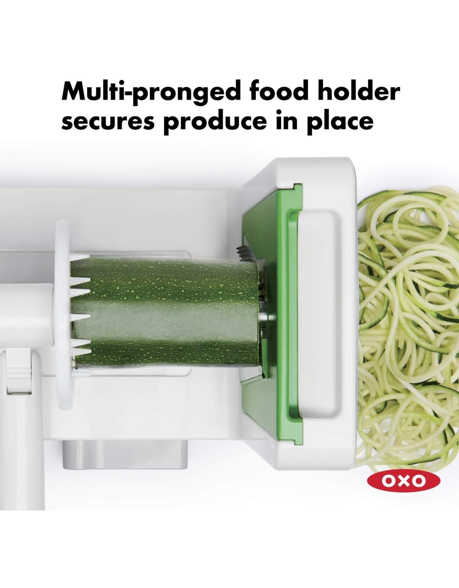 OXO OXO Good Grips 3-Blade Tabletop Spiralizer with StrongHold Suction, White