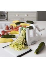 OXO OXO Good Grips 3-Blade Tabletop Spiralizer with StrongHold Suction, White