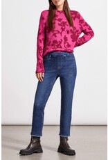Tribal Tribal Audrey Pull-On Straight Crop Pant