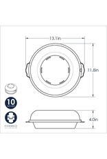 Nordic Ware Nordic Ware Pie Pan with High Domed Lid