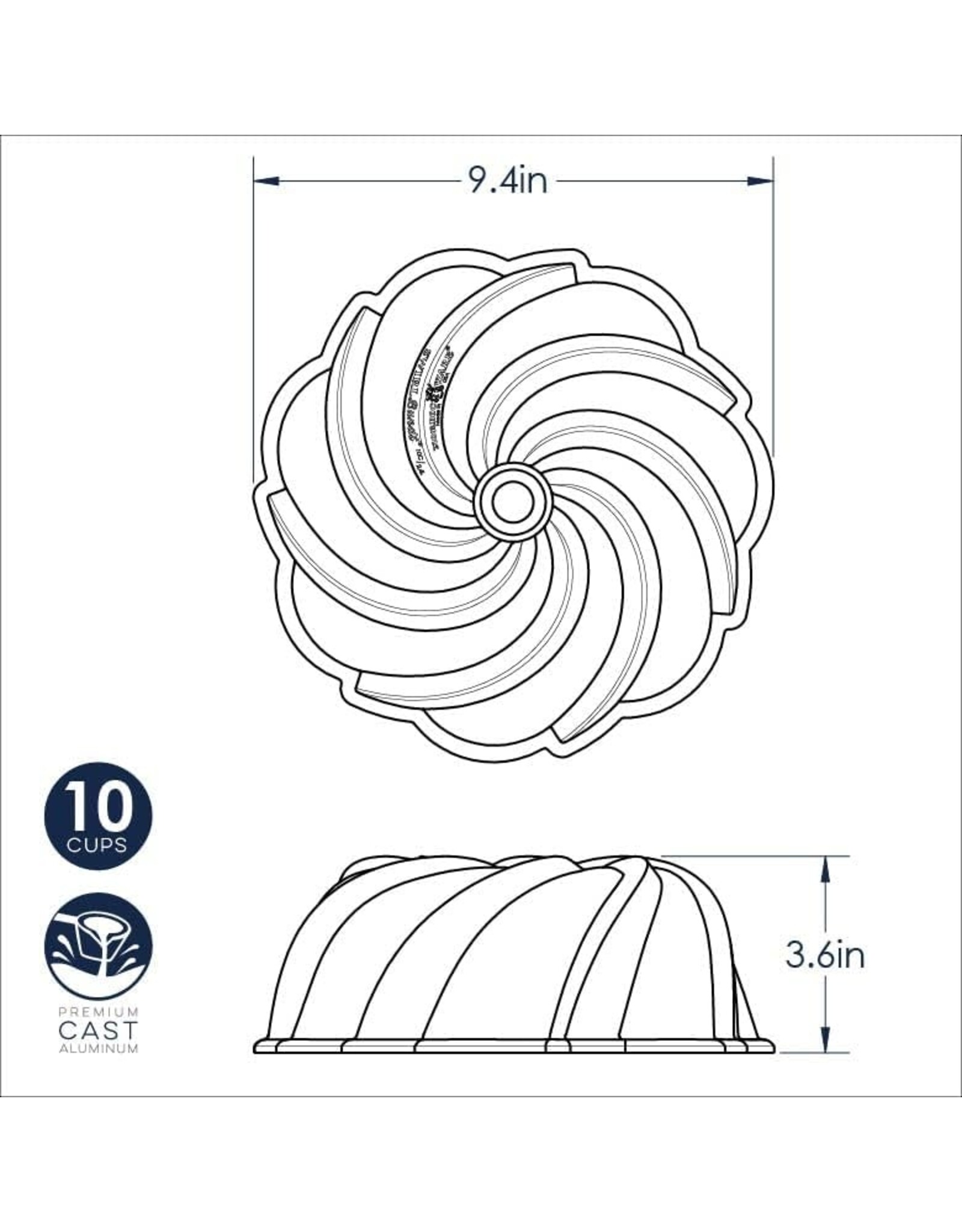 Nordic Ware Nordic Ware Swirl Bundt Pan