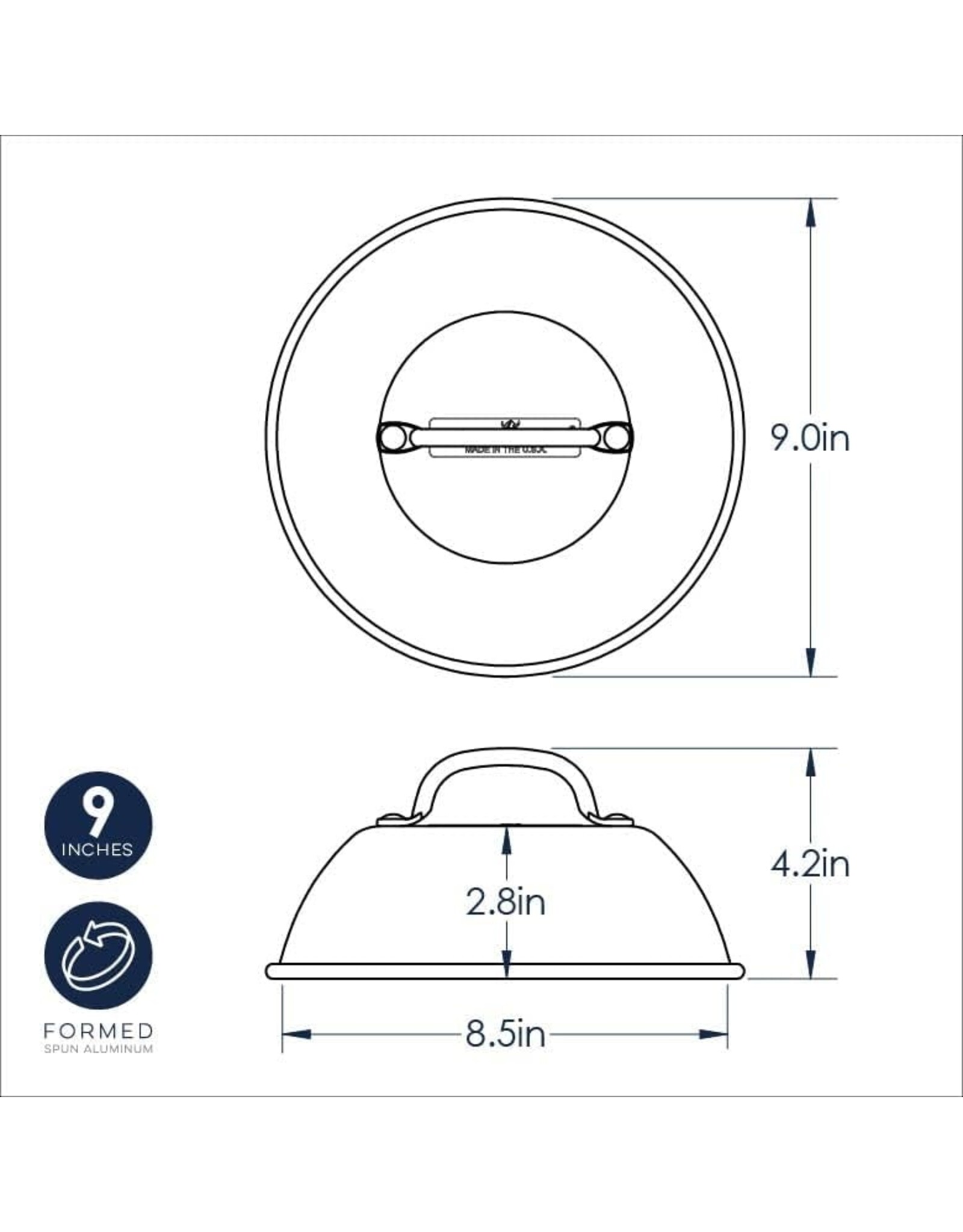 Nordic Ware Nordic Ware Cheese Melting Dome-8”