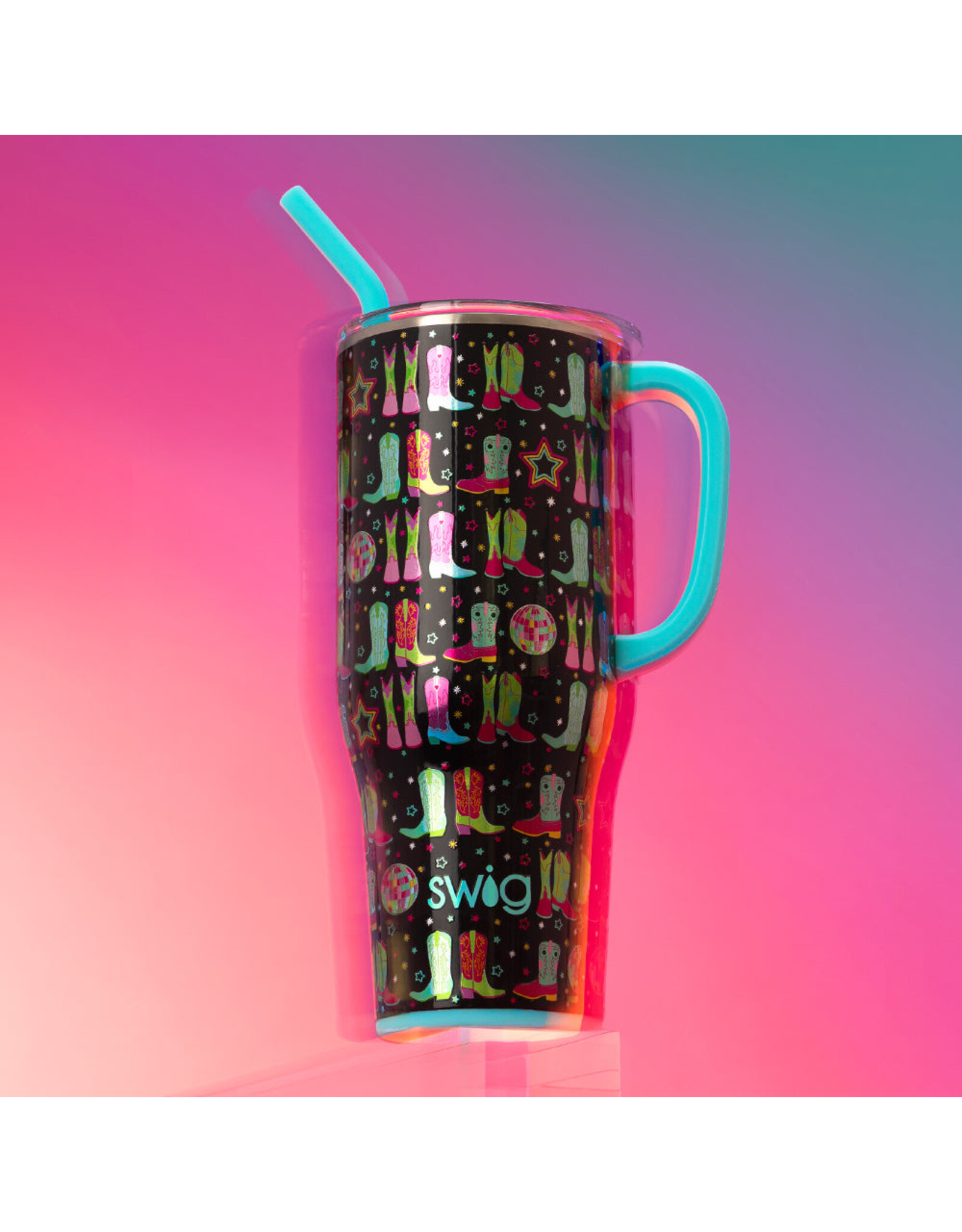 Swig Life Swig Disco Cowgirl Mega Mug (40 oz)