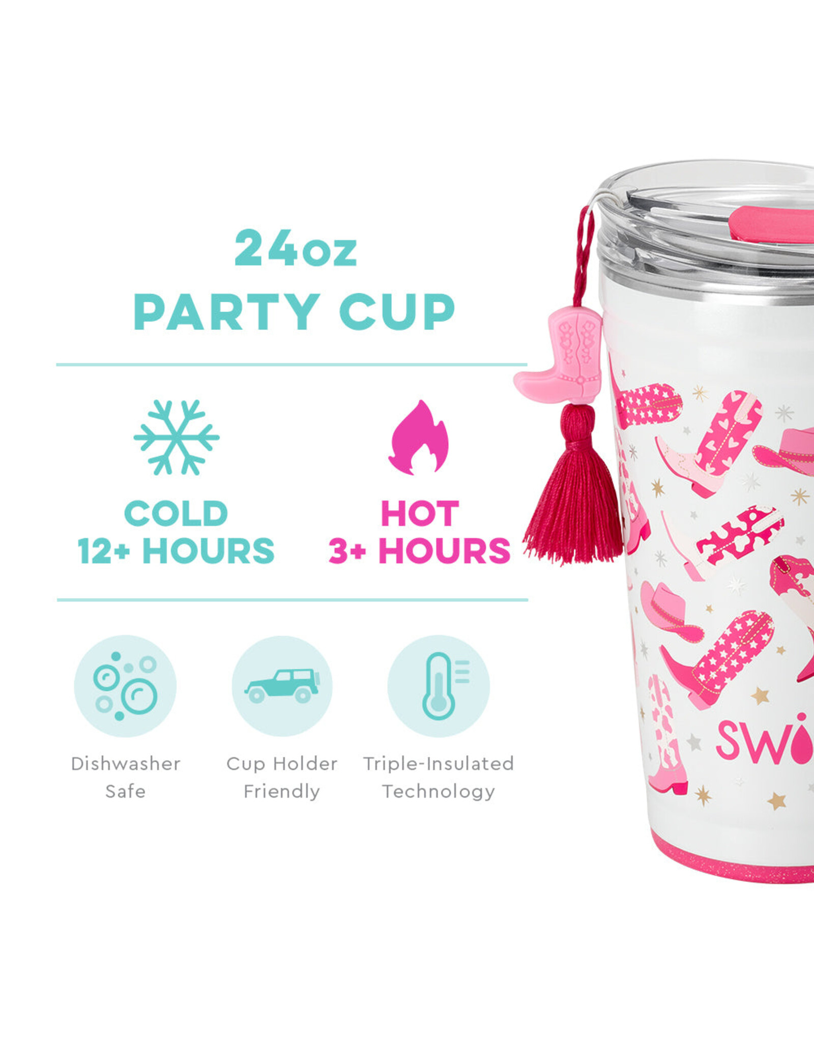 Swig Life Swig Let's Go Girls Party Cup 24oz