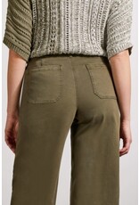 Tribal Tribal Audrey Button Fly Wide Crop Jeans