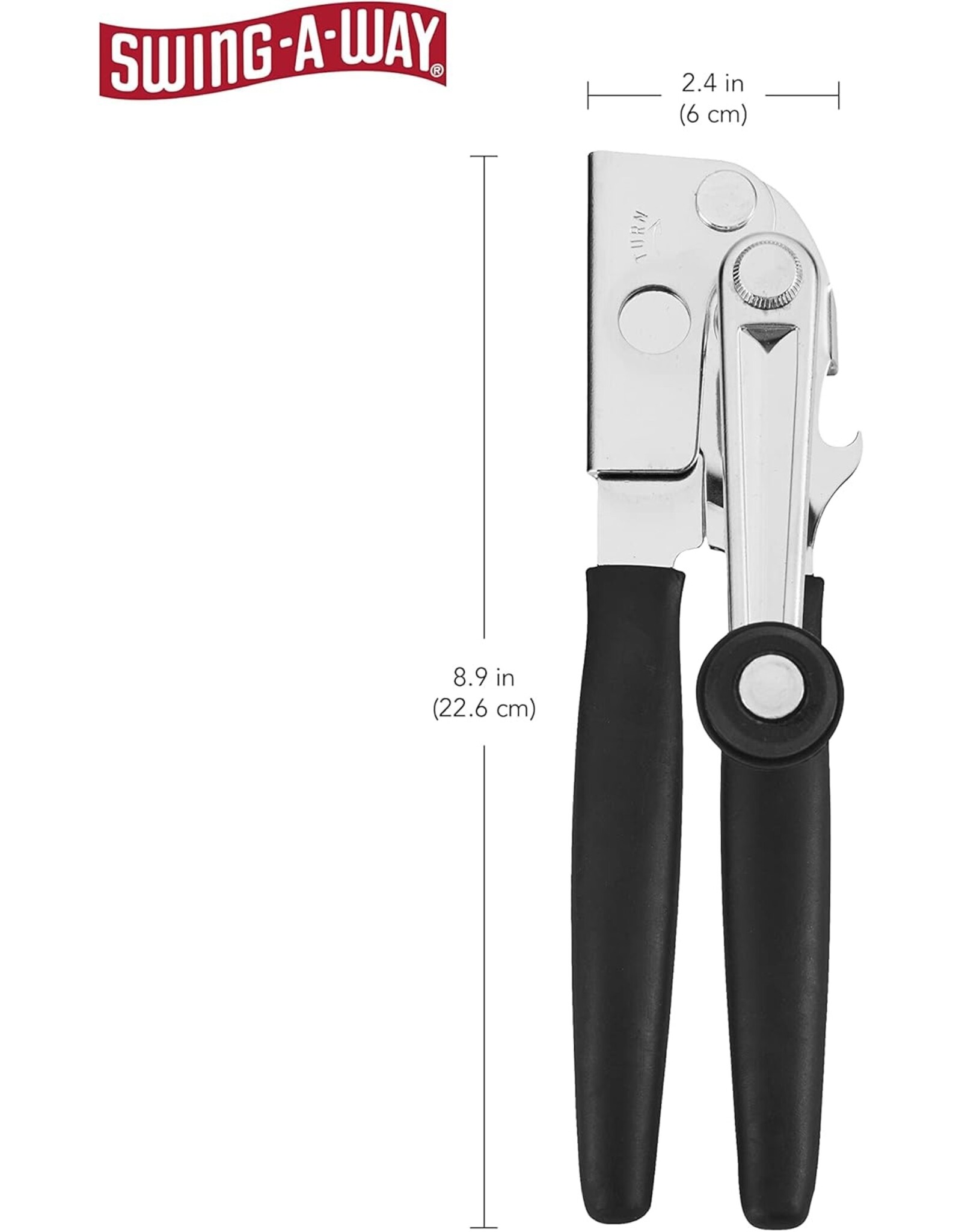 Swing-A-Way Crank Turn Handle Can Opener