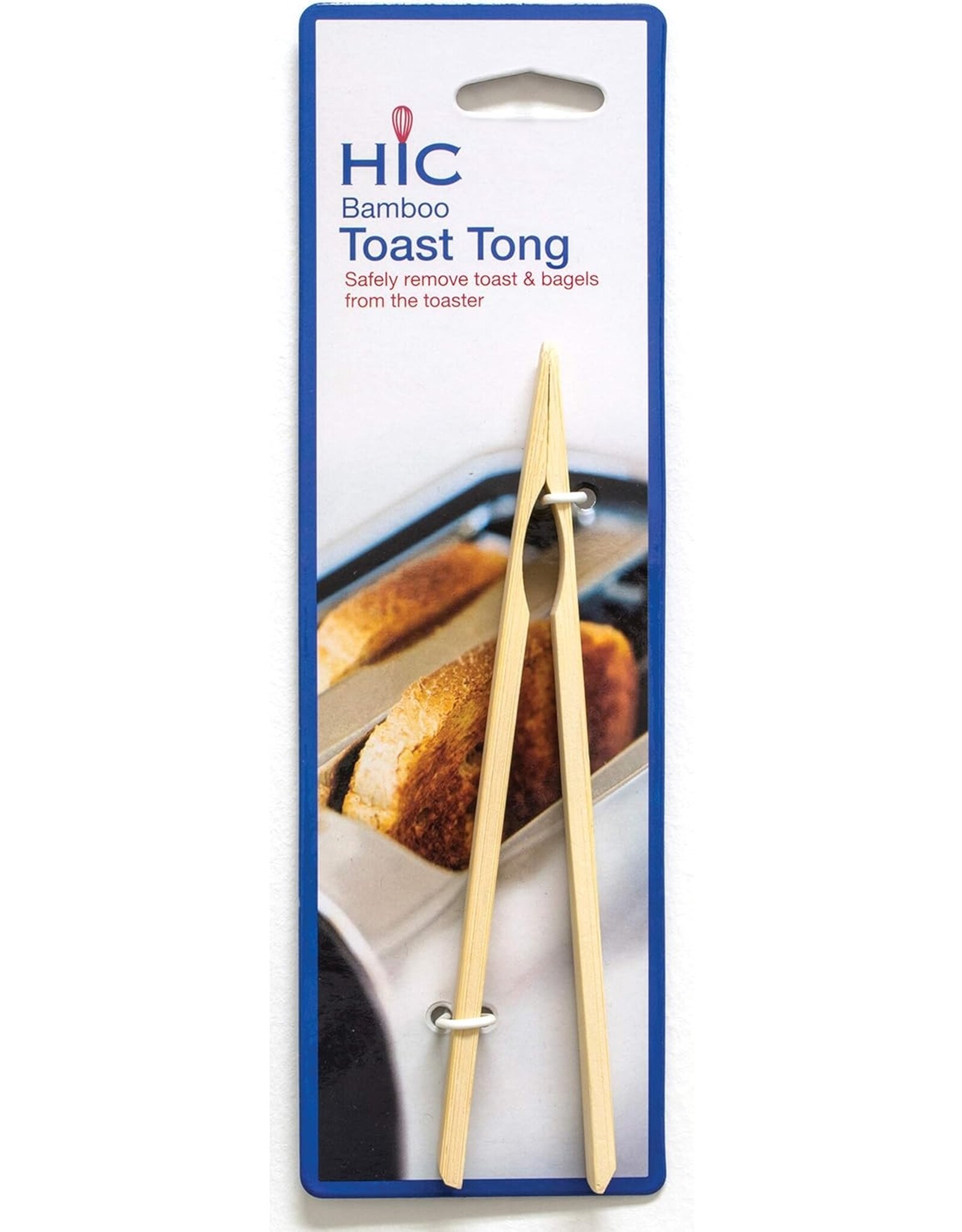 Toast Tongs  Bamboo 6 1/2