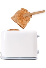 Toast Tongs  Bamboo 6 1/2 (cd)