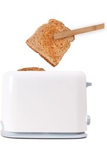 Toast Tongs  Bamboo 6 1/2