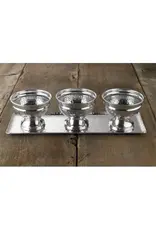 Hammered Tray with Bowl Set