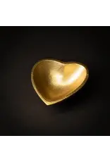 Textured Gold Heart Bowl