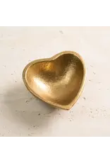 Textured Gold Heart Bowl