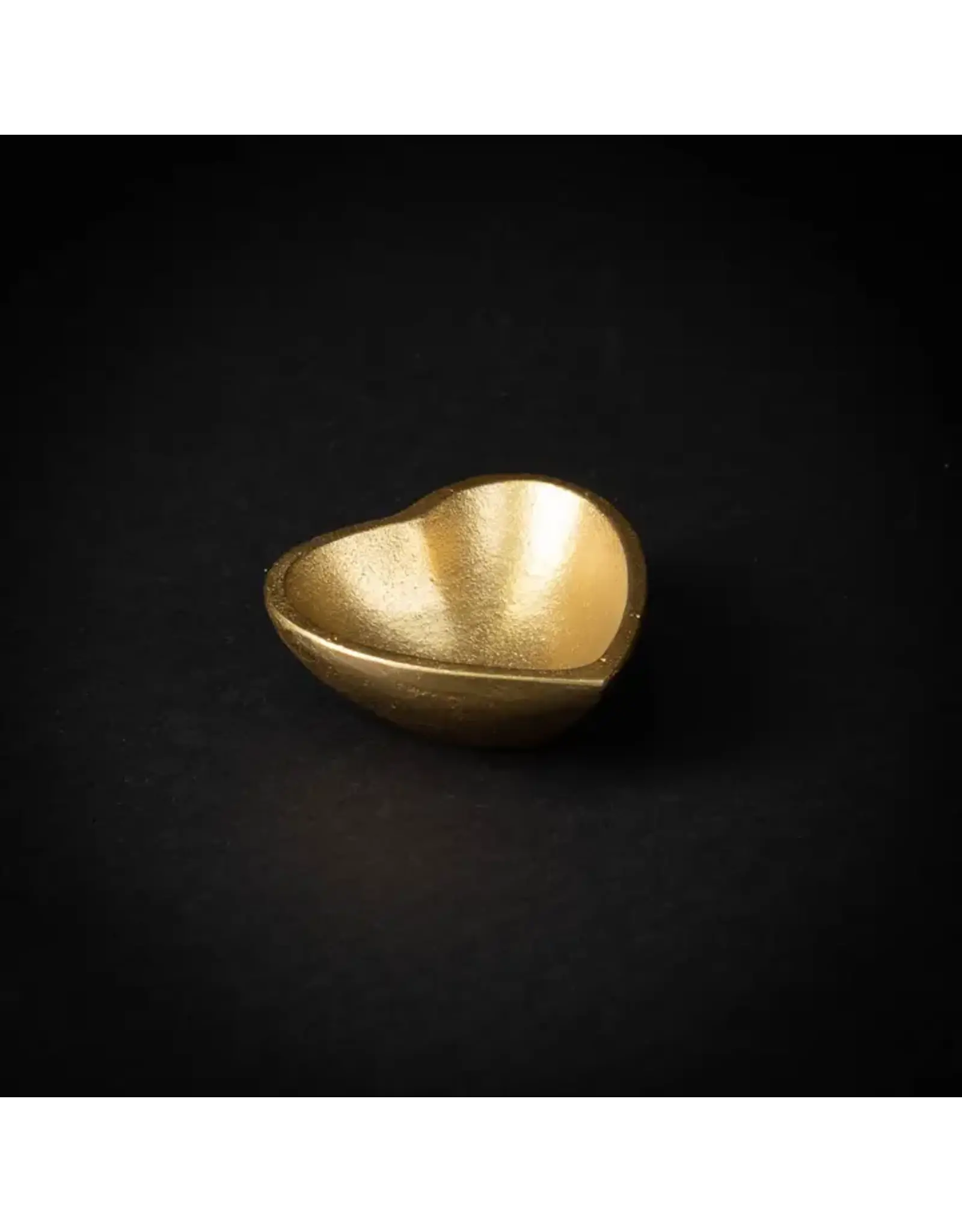 Textured Gold Heart Bowl