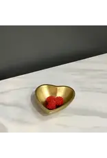 Textured Gold Heart Bowl