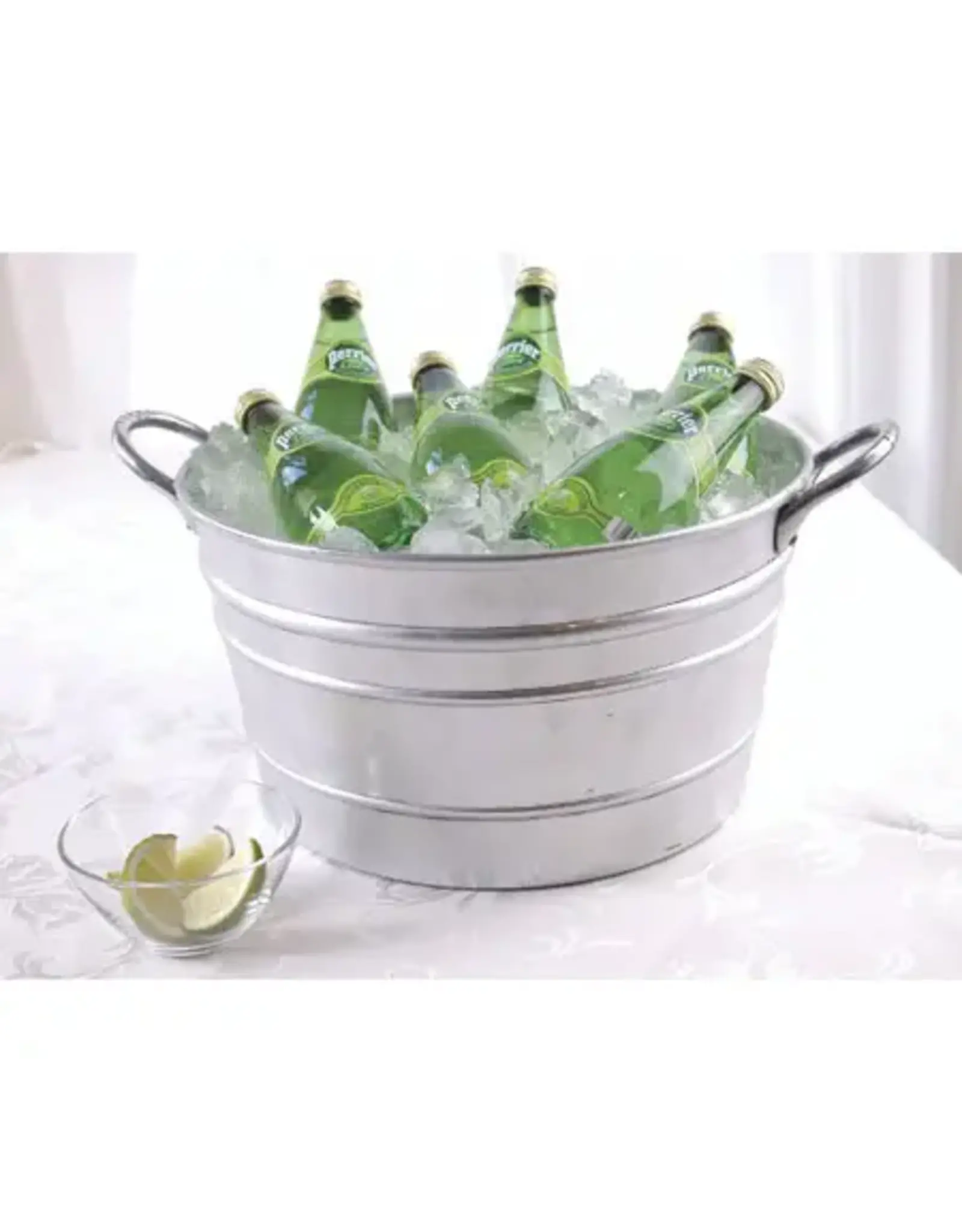 Sleek Aluminum Beverage Tub with Handles