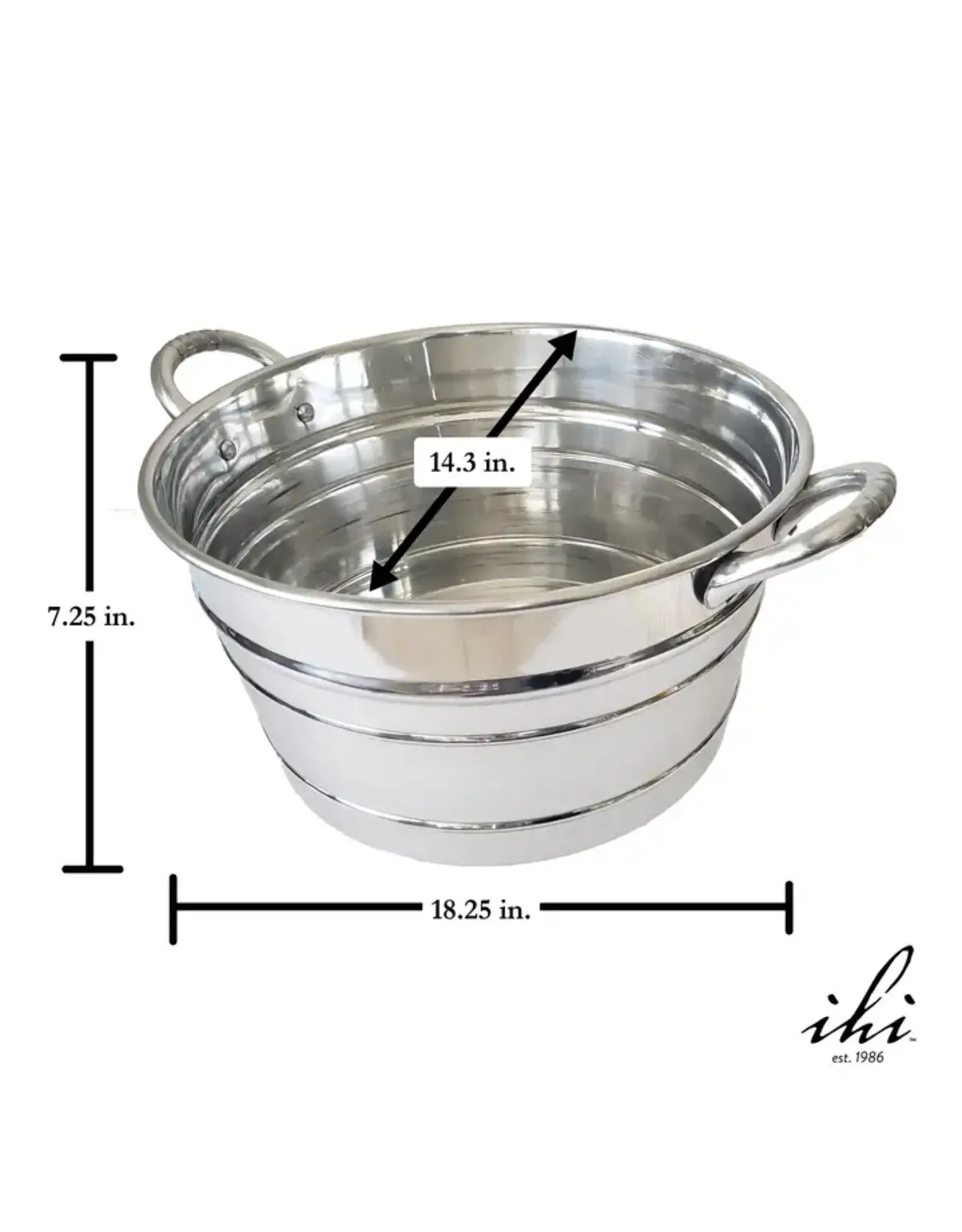 Sleek Aluminum Beverage Tub with Handles