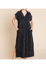 Flora Washed Midi Dress