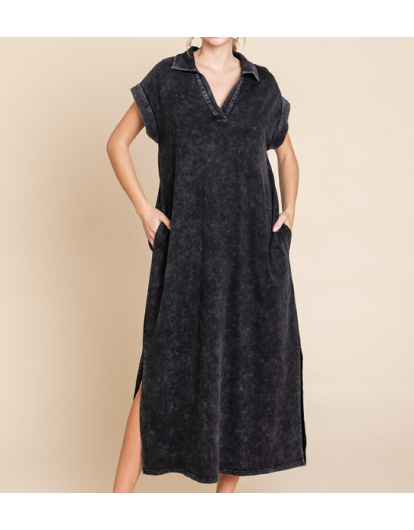 Flora Washed Midi Dress