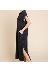 Flora Washed Midi Dress