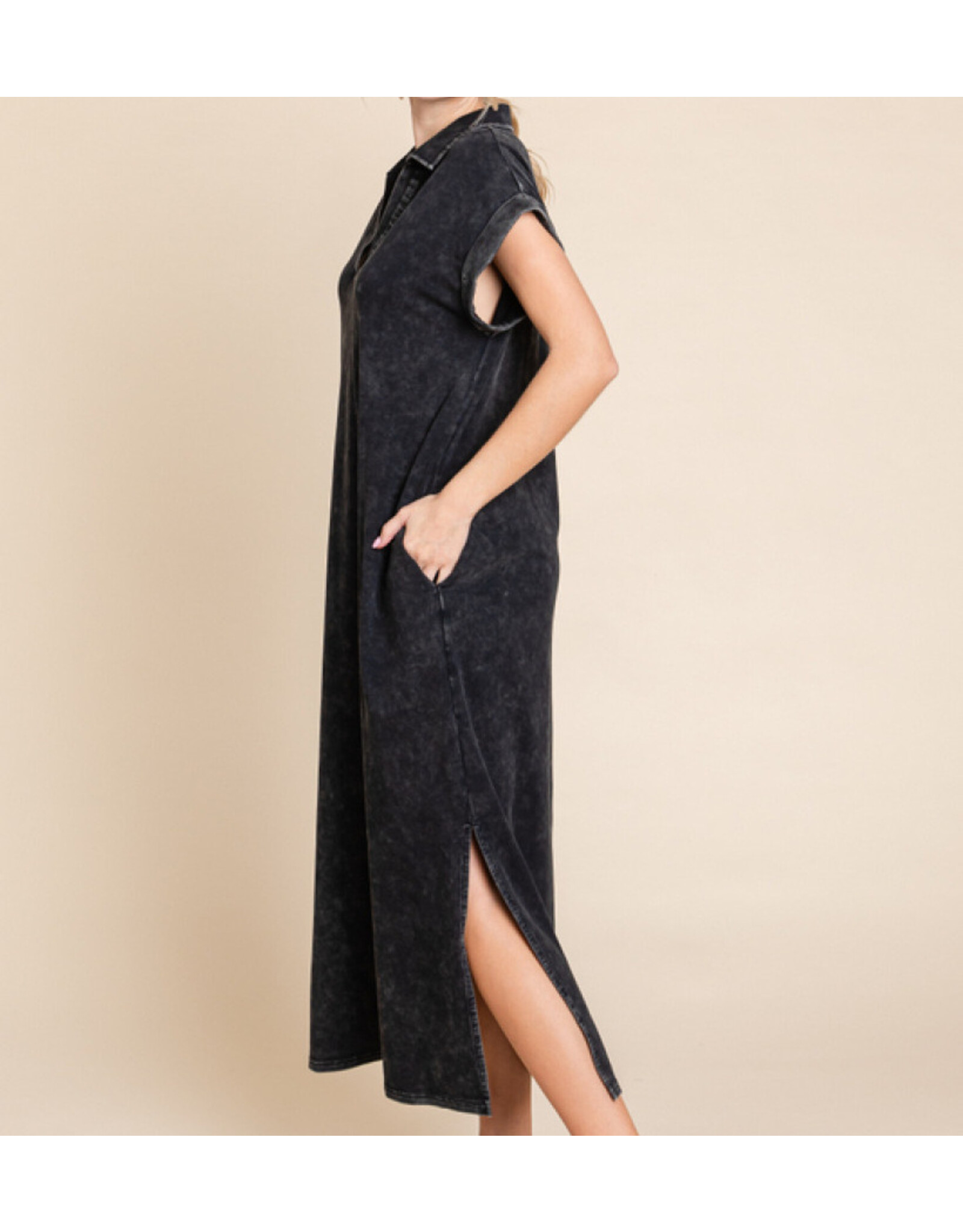Flora Washed Midi Dress