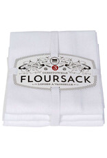 Flour Sack Dish Towels - SandStone and White