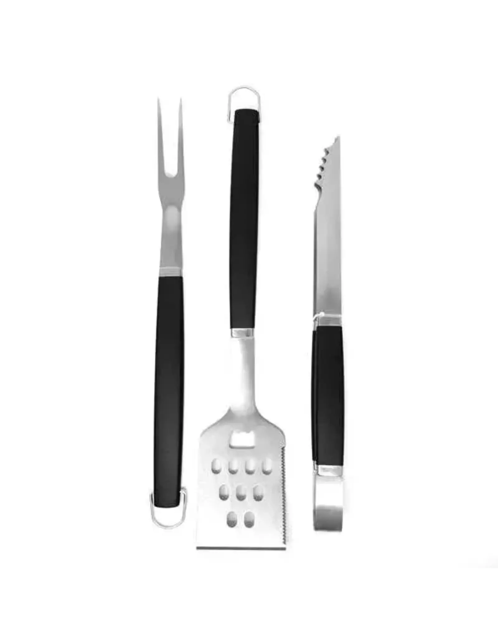 BBQ Tool Set Of Three Stainless Steel