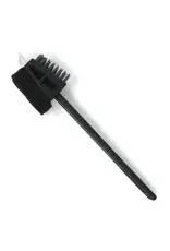 Nylon Bristles Heavy Duty Grill Brush with Scraper and Scour Pad, 14.5"