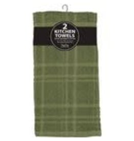 Solid 2 Piece Terry Towels - Meadow