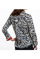 Dizzy Lizzie Cape Cod Black White Zebra Shirt