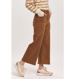 Dear John Denim Dear John Audrey High Rise Cropped Wide Leg Pants Burnt Siennants